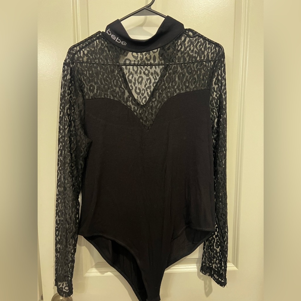 Bebe bodysuit black